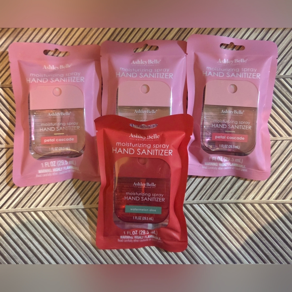 Ashley Belle Hand Sanitizer Moisturizing Spray - 4 Pack